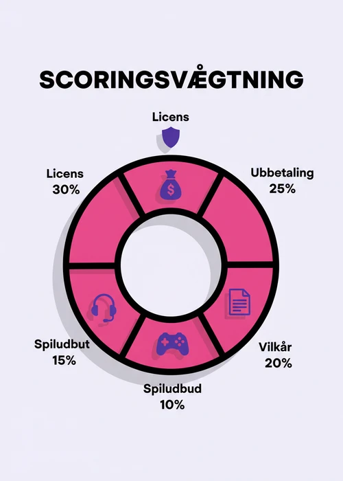 Oversigt over de bedste casinoer uden MitID, med fokus på licenser og betalingsmuligheder for danske spillere.